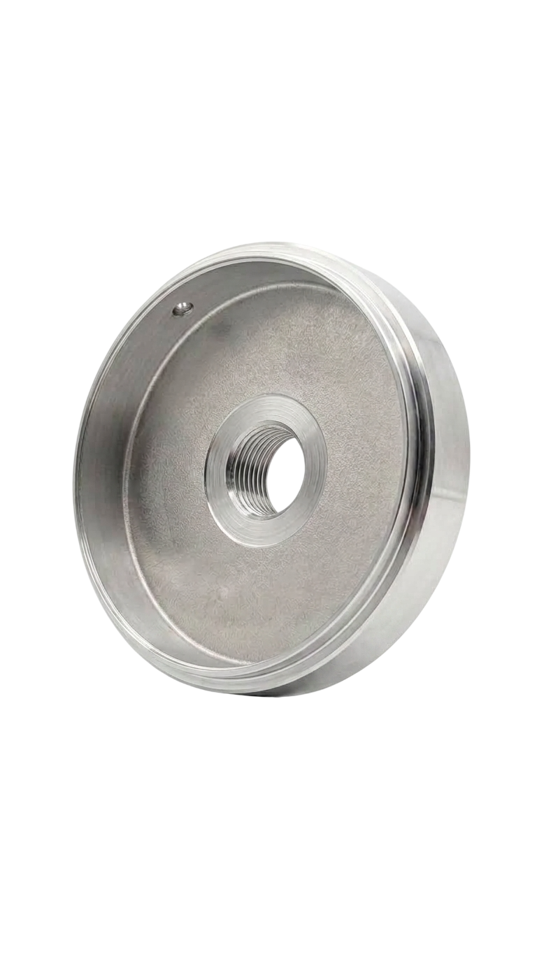 Base de aluminio para luminaria - sector iluminación, fundición por gravedad y mecanizado